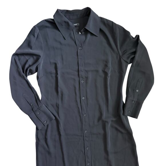 NWT Madewell Black Midi Dress - Picture 14 of 15